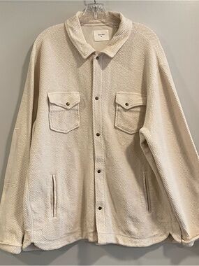 BILLY REID | Summer Fleece Knit Shirt Jacket XL